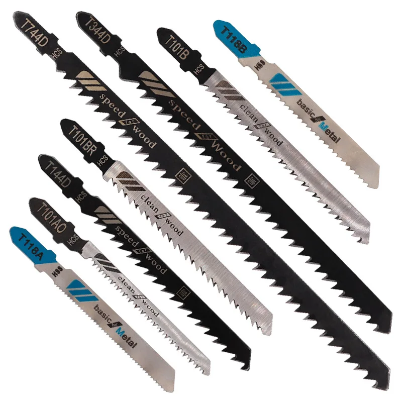 55 Pcs Scroll Saw Blade Set - Fine and Medium Tooth Blades for Metal and Wood Cutting - Aluminum & Woodworking Blade Combo