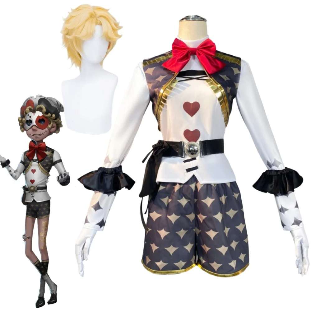 costume-de-cosplay-acrobat-sparrow-de-game-identity-Ⅴ-ensemble-complet-avec-perruque