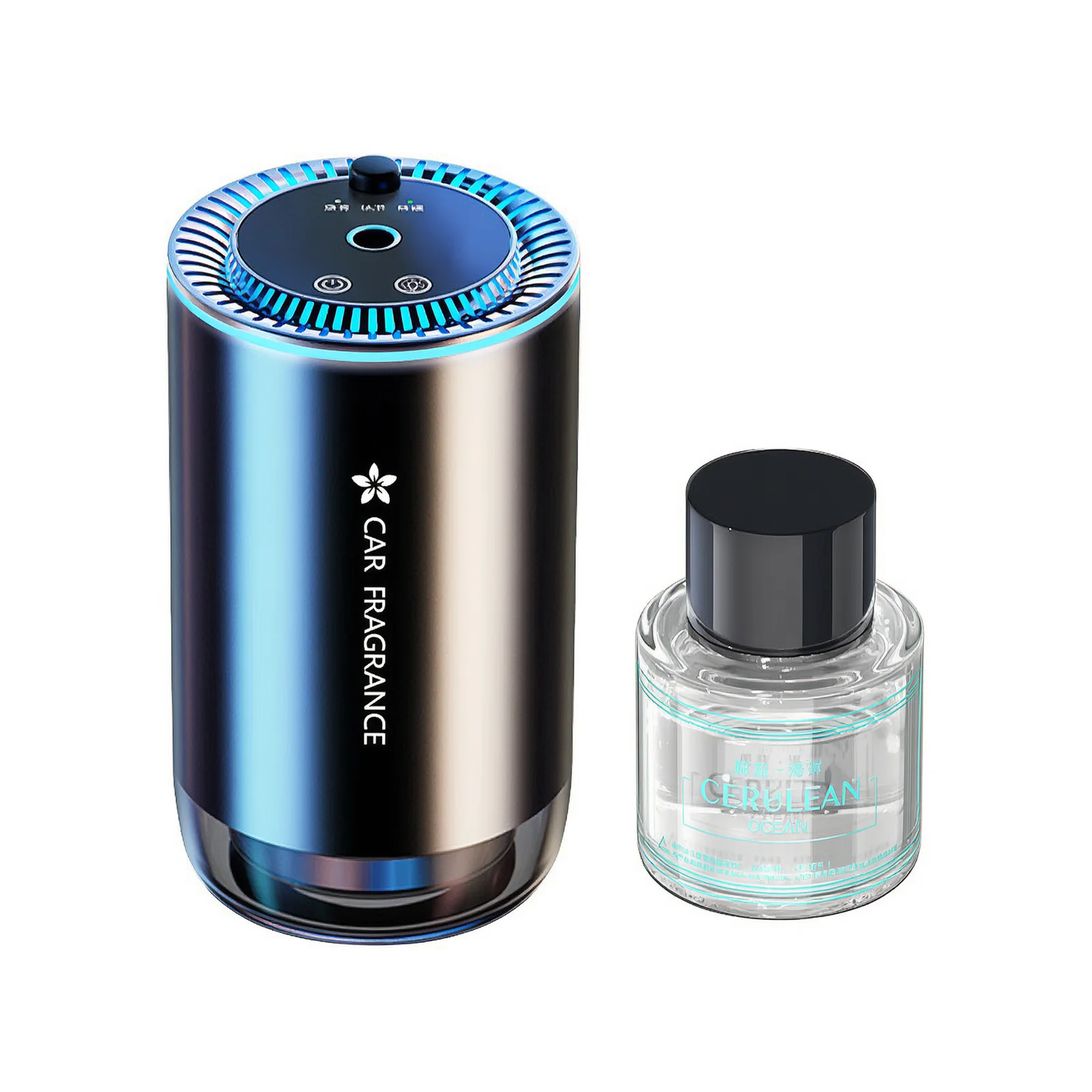 Car Diffuser Featuring Mist Technology With 7 Colour Changing Lights For Ambiance Smart Car Air