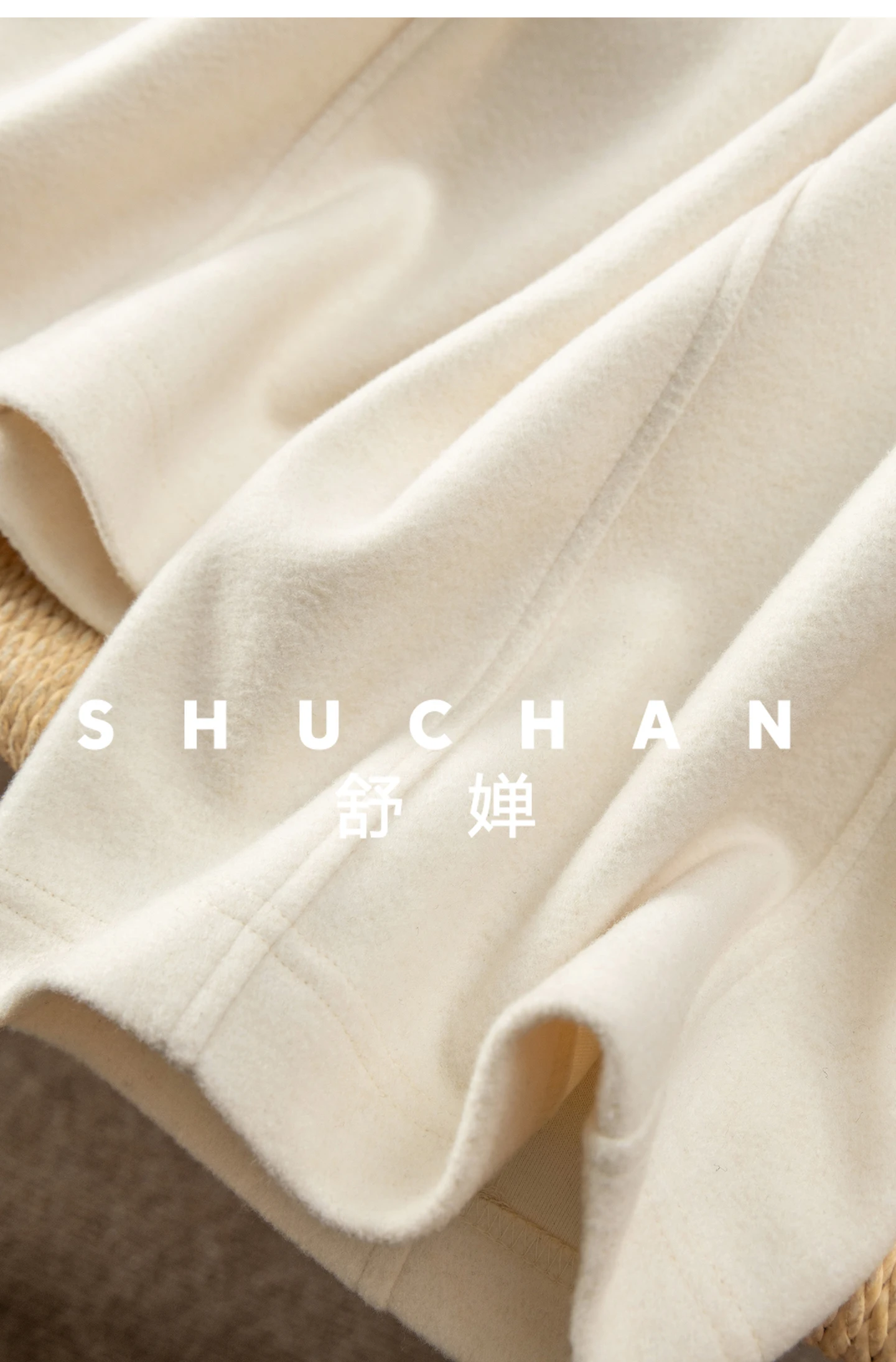 Retro High-quality Autumn and Winter with Wool Straight Tube Micro-cone Woolen Nine-point Pants Women's 44F8