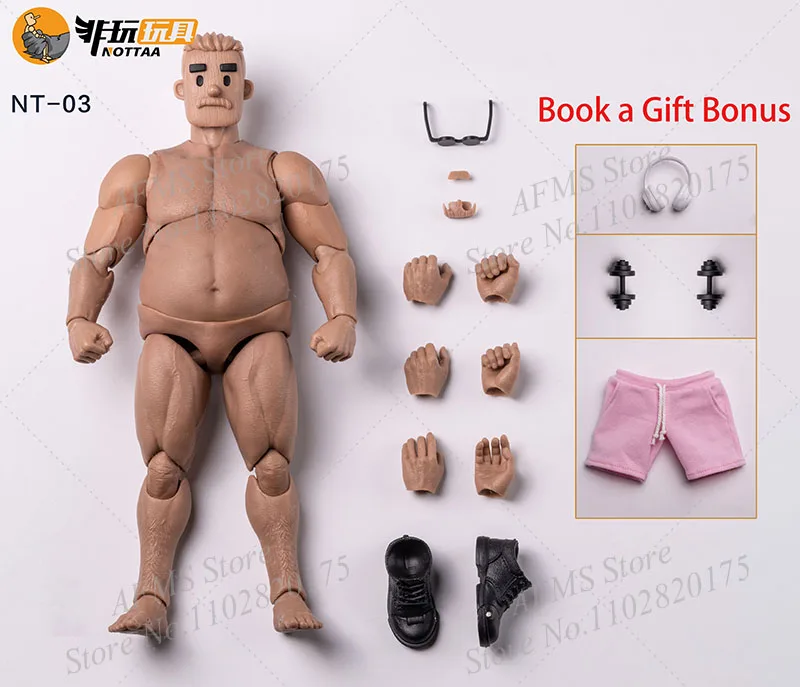 Notaman 1/12 Scale Collectible Figure Sport Middle-Aged Man