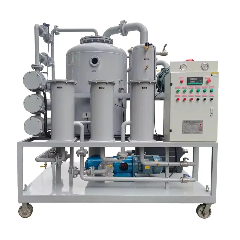 High Vacuum Double Stage Insulation Oil Purifier Dielectric Oil Purification Filter System Transformer Oil Filtration Machine