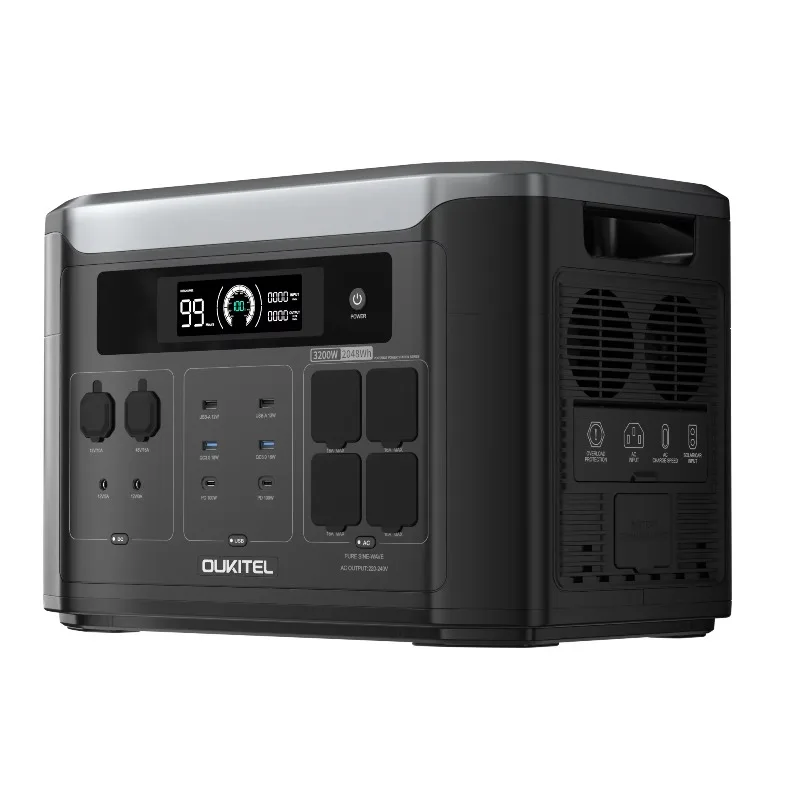 3200W Estacion De Carga Max 19KWh Power Station Powerstation Home Emergency Portable Solar Generator