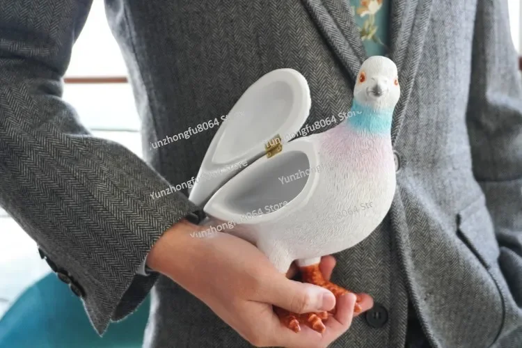 Pigeon Handbag, Pigeon Clutch Bag, Pigeon Bag Creative Bag Change