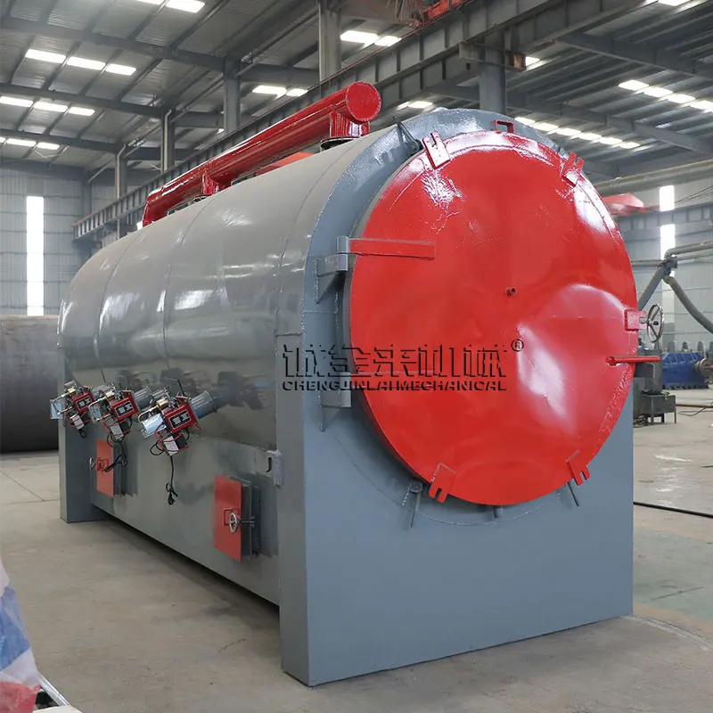 Smokeless Horizontal Charcoal in Wood Burning Machine Stove Carbonizing Equipment Turkey