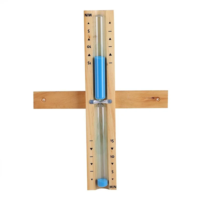 

CQMF-2X 15-хвилинный таймер для сауны, песочные часы, настенный вращающийся песочный таймер, часы обратного отсчета, 15 минут (синий)