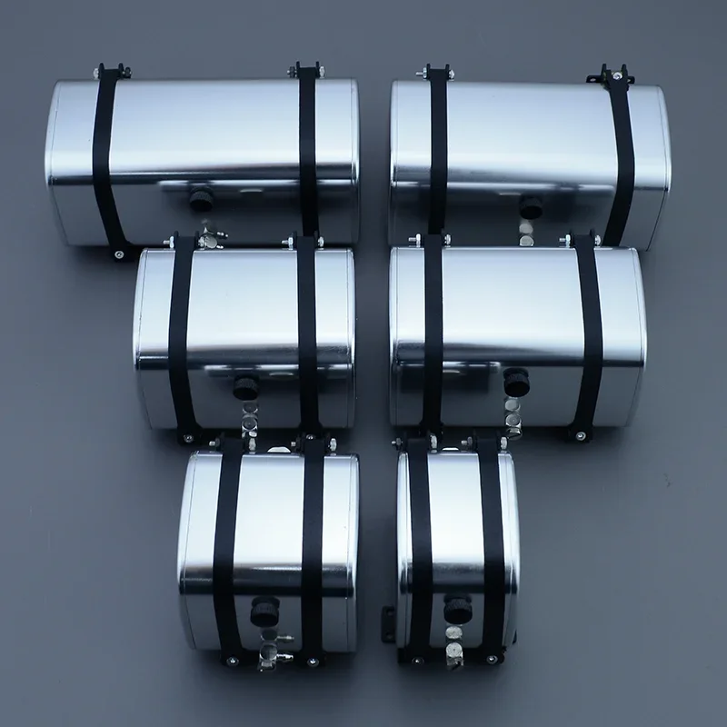 1:14スケールメタルシミュレーションマイクロ油圧オイルタンク、タミヤRCトラックティッパーSCANIA 770S VOLVO FH16 ACTROS MAN車用装飾