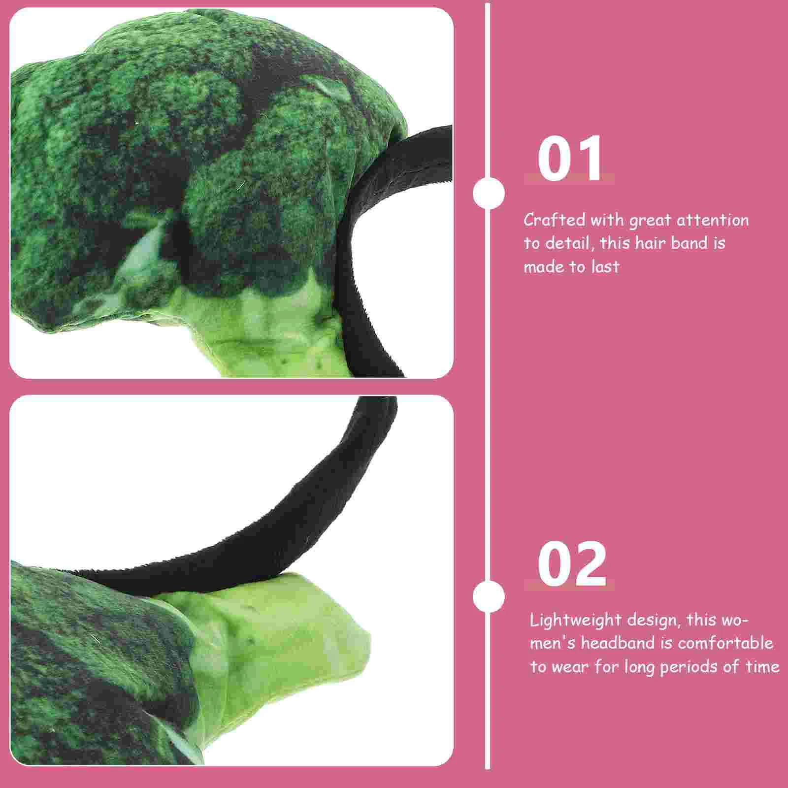 Vegetable Headband Headbands Cute Hair Make up Adult Fabric Funny Woman Costumes for Girls