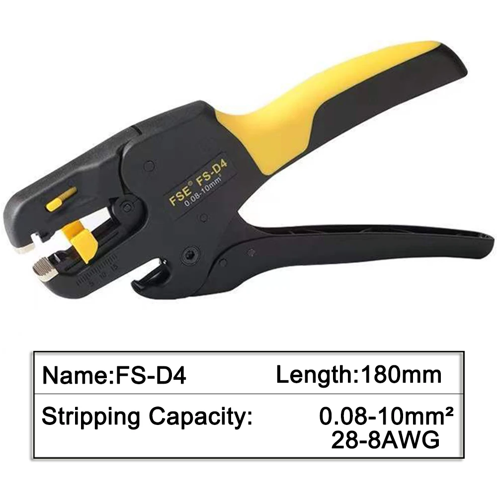 LB-1 FS-D4 Self-Adjusting insulation Wire Stripper range 0.03-10mm2 With High Quality wire stripping Cutter Flat Nose FS-D3