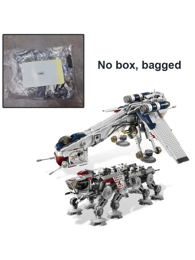 1788 Teile AT-OT Dropship AT-OT Walker Starfighter Space 05053 10195 Modellbausatz Spielzeug Kompatibel mit Bausteinen