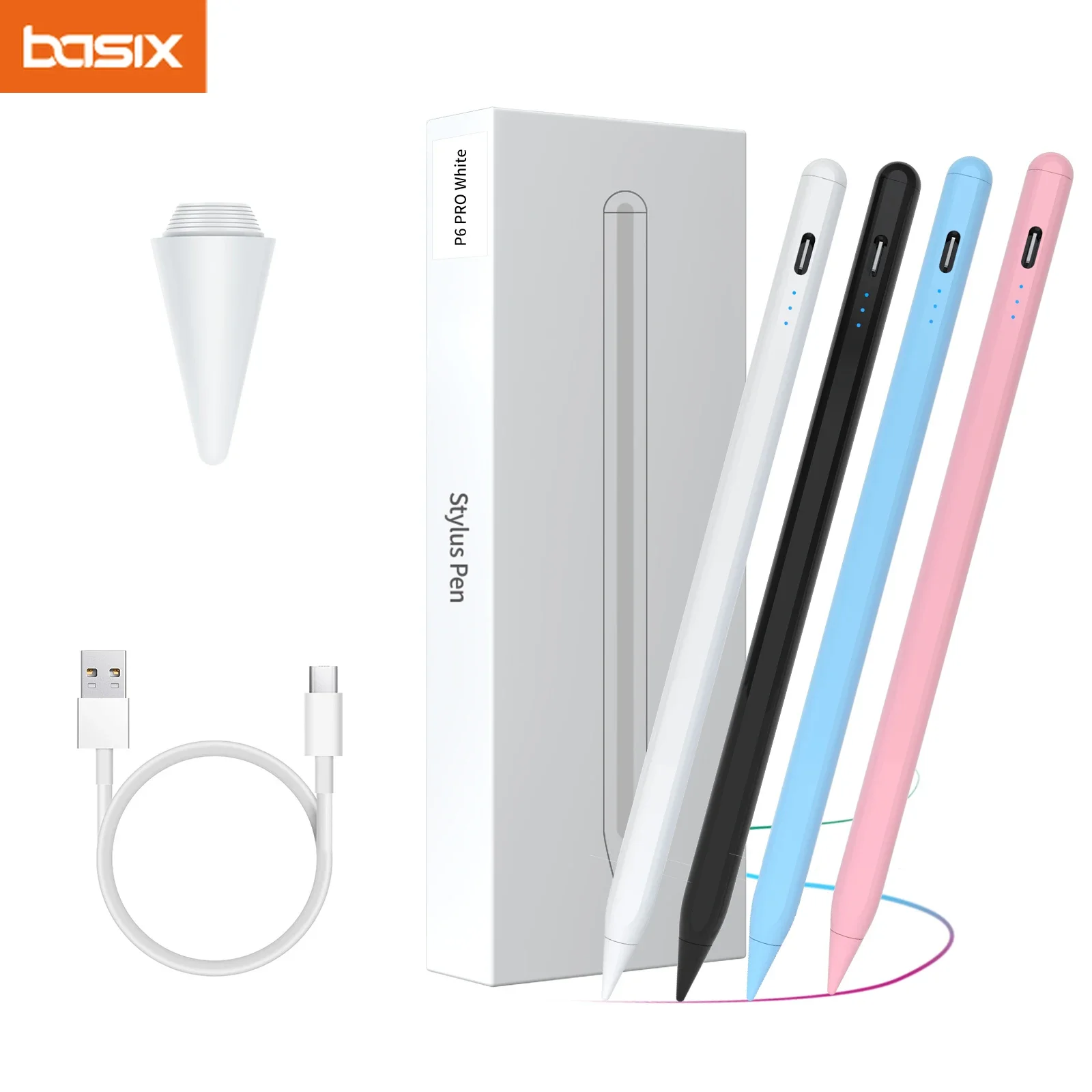 

stylus pen Palm Rejection For Apple iPad pencil capacitive Magnetic adsorption writing and painting active stylus2018-2022