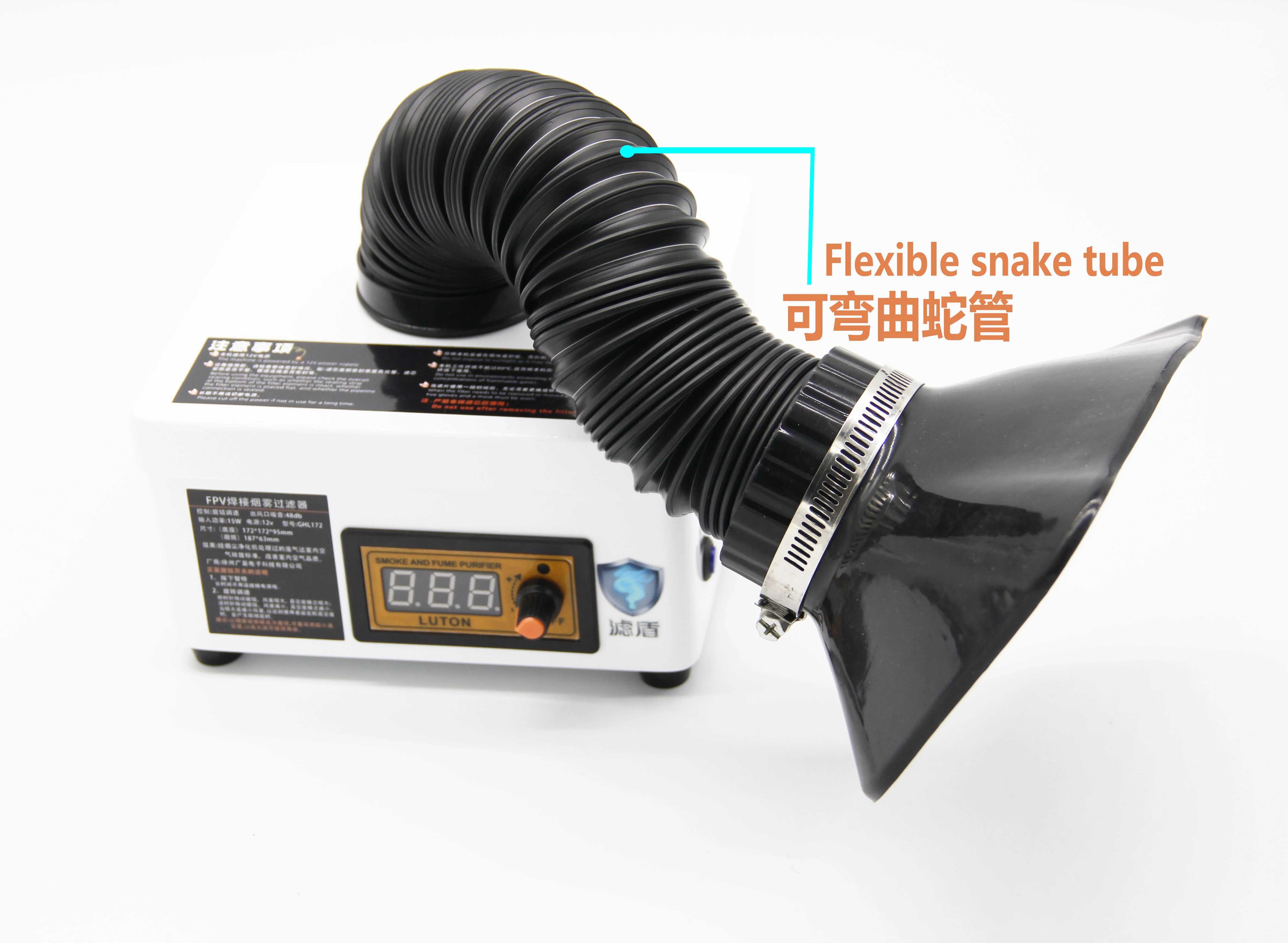 Industrial smoke extractors, smoke purifiers, portable dust and smoke absorbers, air purifiers