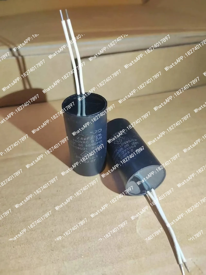 2pcs Wall-mounted boiler capacitor 2.6uF universal accessory 400V circulating pump water pump boiler capacitor size 5/2.5cm