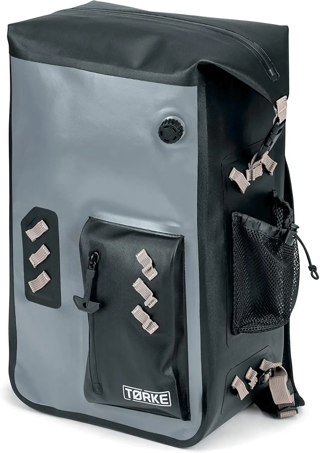 

5173 Tørke 25L Dry Bapa: Portable Waterproof Bag With Strap Kit And Cargo Net For Passenger Seat Or Luggage Ra Storage,Bla