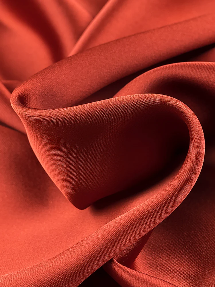 Wiosenna nowa damska sukienka midi w europejskim i amerykańskim stylu, francuska moda, prosta, seksowna, modna, satynowa sukienka midi