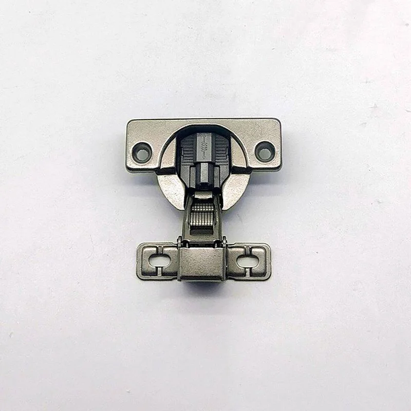 Ultra-short arm hydraulic buffer hinge for electrical box cabinet doors, kitchen cabinet doors, and furniture cabinet door hinge
