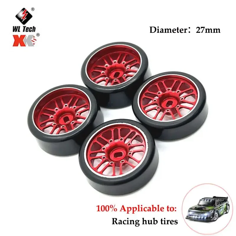 Wltoys 284131 K969 K989 1/28 Mosquito Car Jing Shang RC Car Upgrade Two Wide Two Narrow Outer Diameter 27mm Drift Wheel Tires