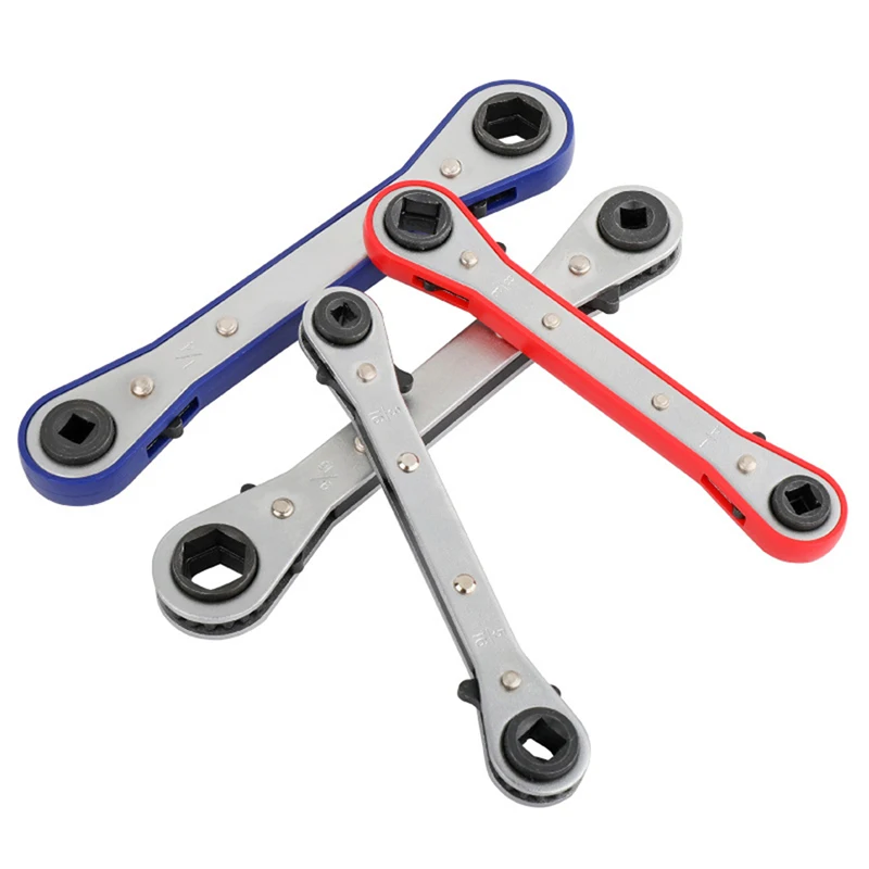 Ratchet Wrench Reversible Ratcheting cricchetto Wrench for Refrigeration and Air Conditioning, 1/4