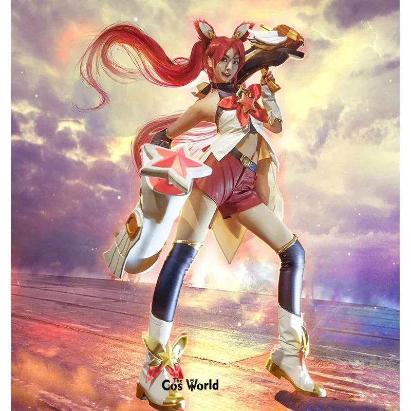 LOL Star Guardian السحرية فتاة Jinx الزي الرسمي السراويل الزي ألعاب تأثيري ازياء