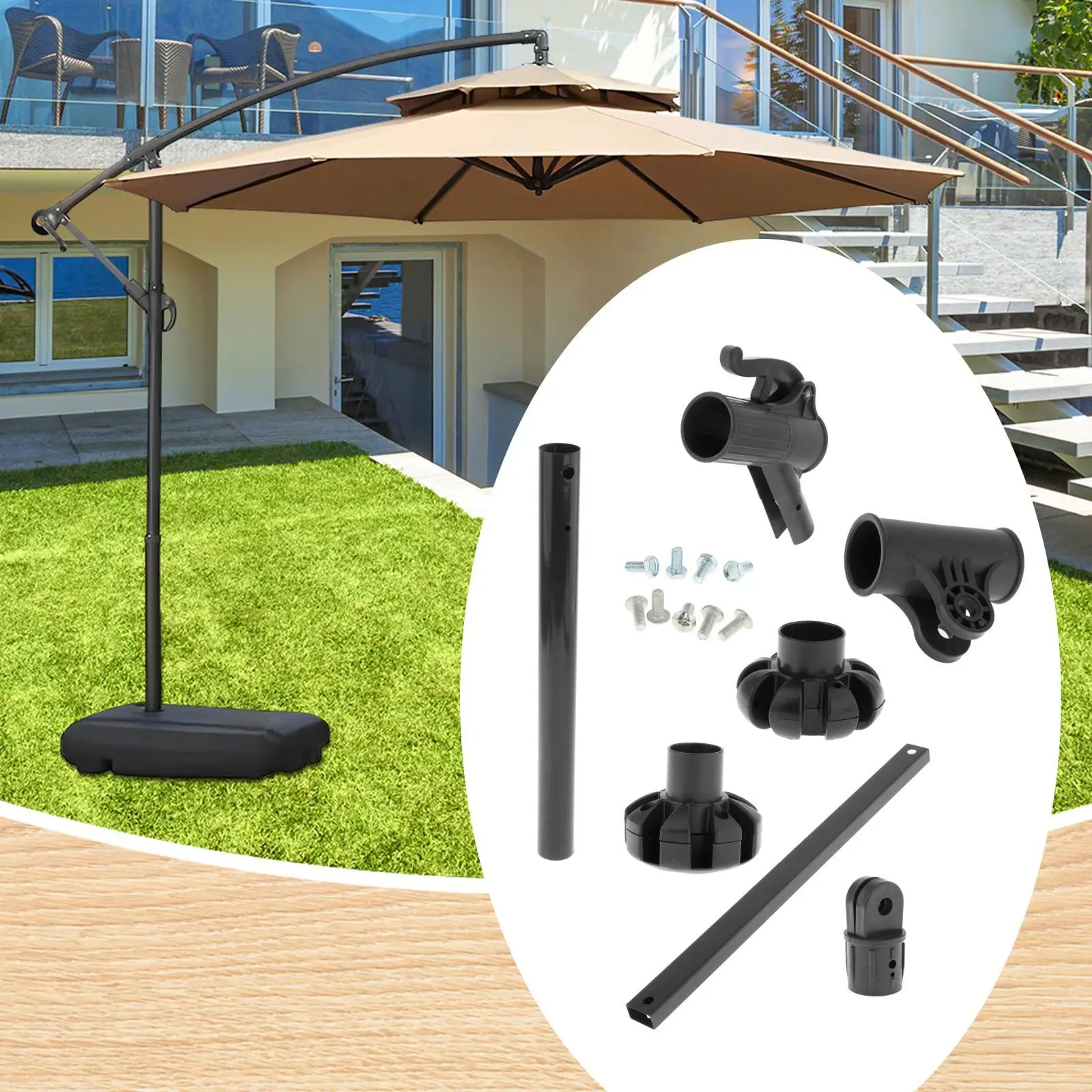 Patio Umbrella Accessories Replacements for Courtyard Outdoor Beach Umbrella