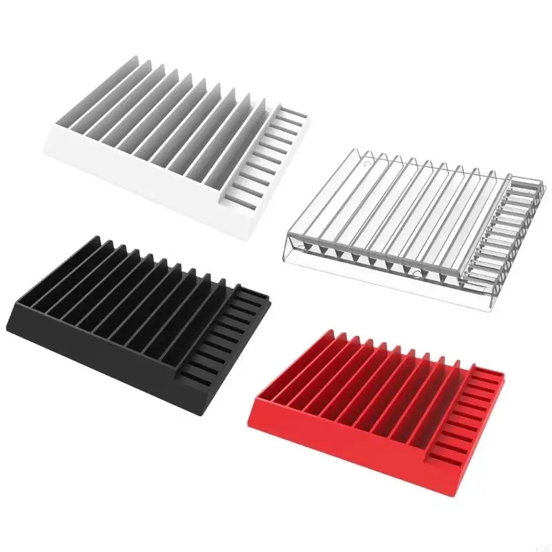 Game Card and Case Storage Stand for Desk Display and Shelf Storage, 20 in 1 Holder with ABS Build and Silicone Feet K1KF