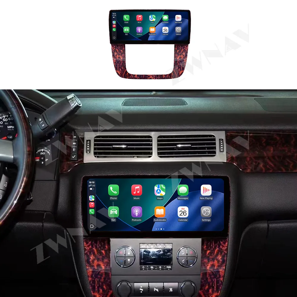 

8 core 12.3” touch screen For GMC SIERRA 2007-2013 Android 14.0 GPS navigation carplay multimedia player radio head unit