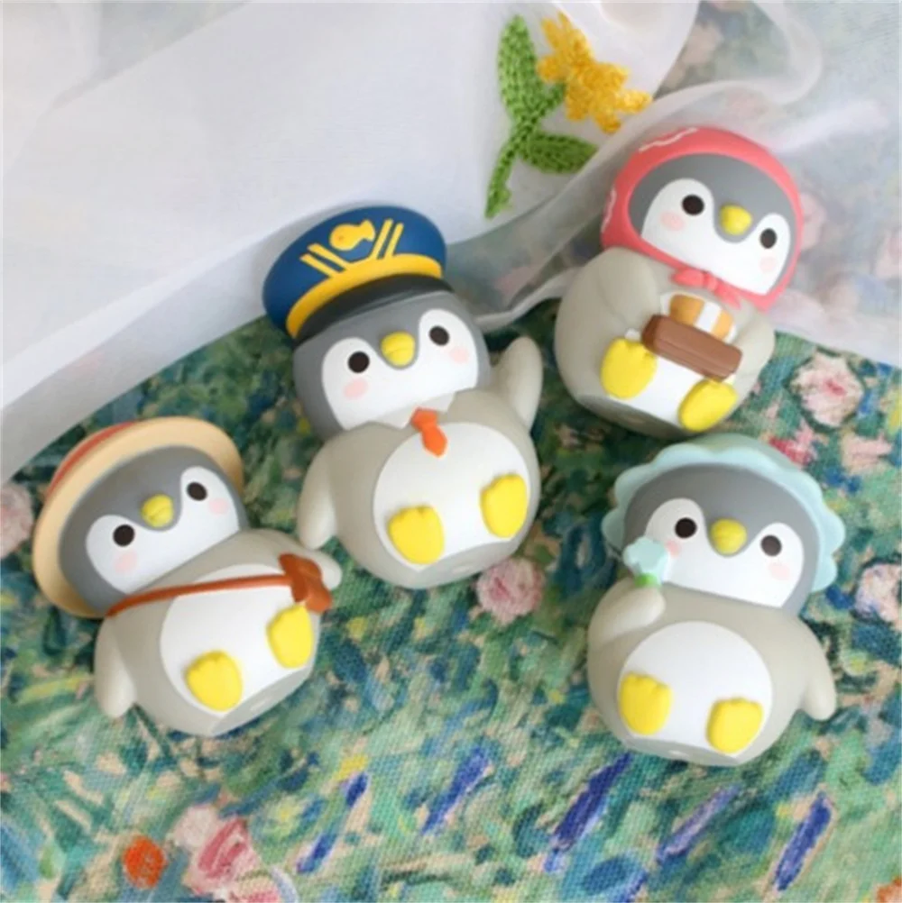 TOMY X Koupenchans Penguins figuras de acción juguetes, figuras de Anime de