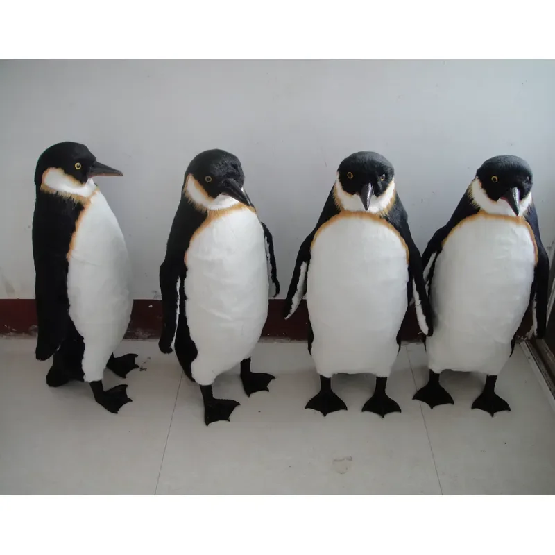 for Christmas Cute Fat Penguin Plush Toy Simulation Animal Stuffed Doll Indoor Home Decor Funny Zoo Ornament Gift for Kids