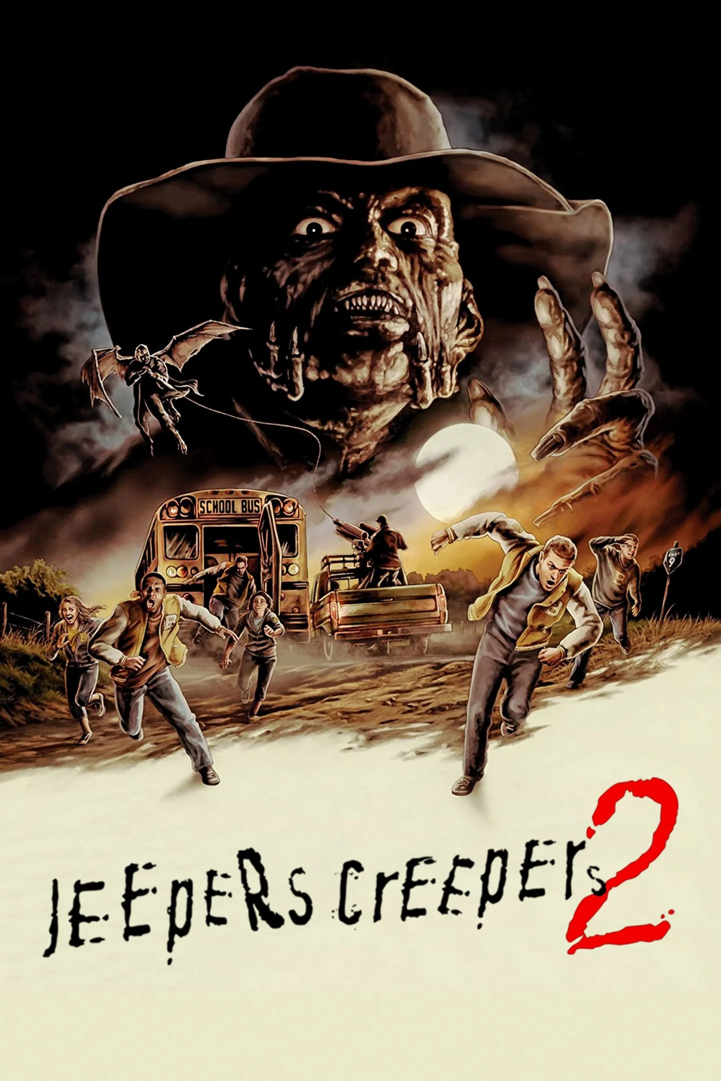 Movie Jeepers Creepers poster Wall Sticker Home Decor Bar Cafe Art Painting - view 4