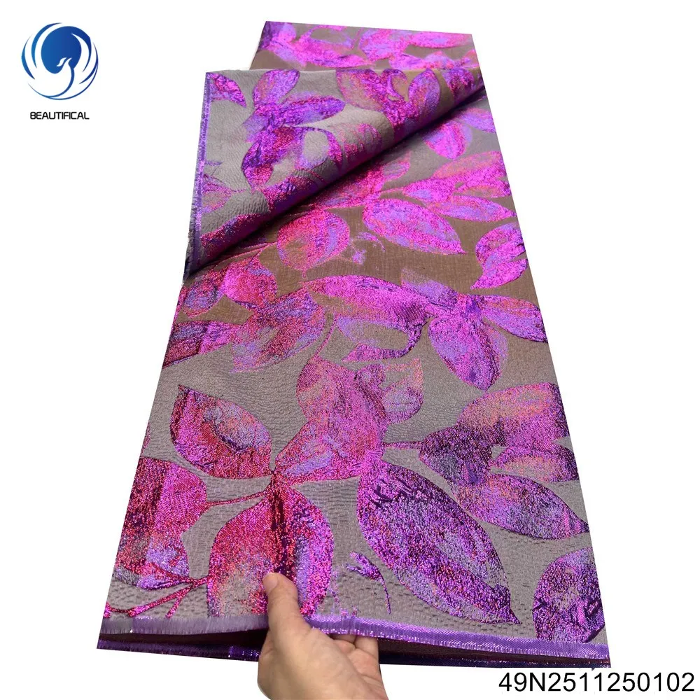 

2025 New Beautiful and Noble French Jacquard Lace Exquisite and Comfortable Party and Banquet Gowns 49N25112501