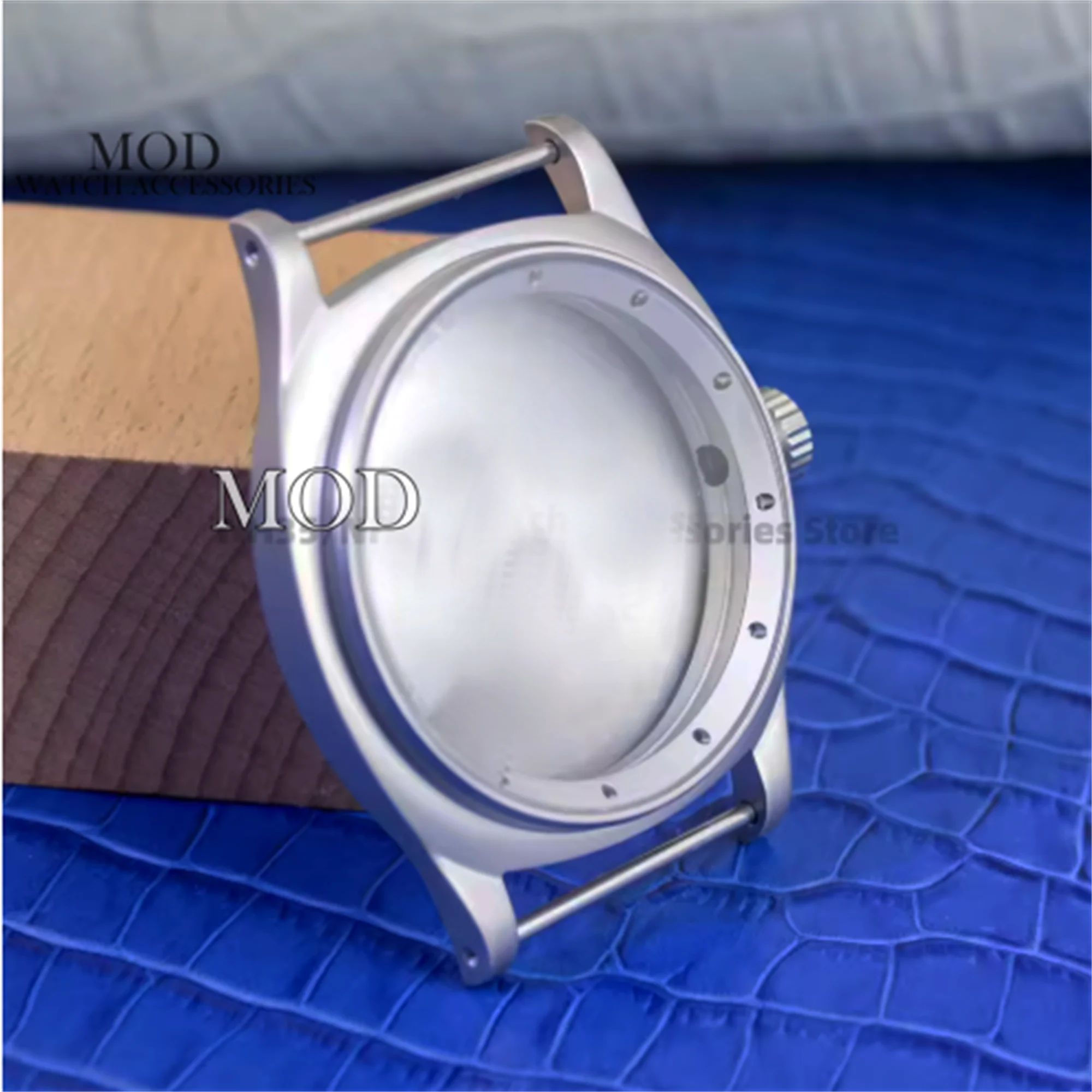 

Vintage Watch Case 3646hl Case Stainless Steel Sapphire Crystal 100M Waterproof Case for ETA6497/6498 Movement P5 Mod Watch Case