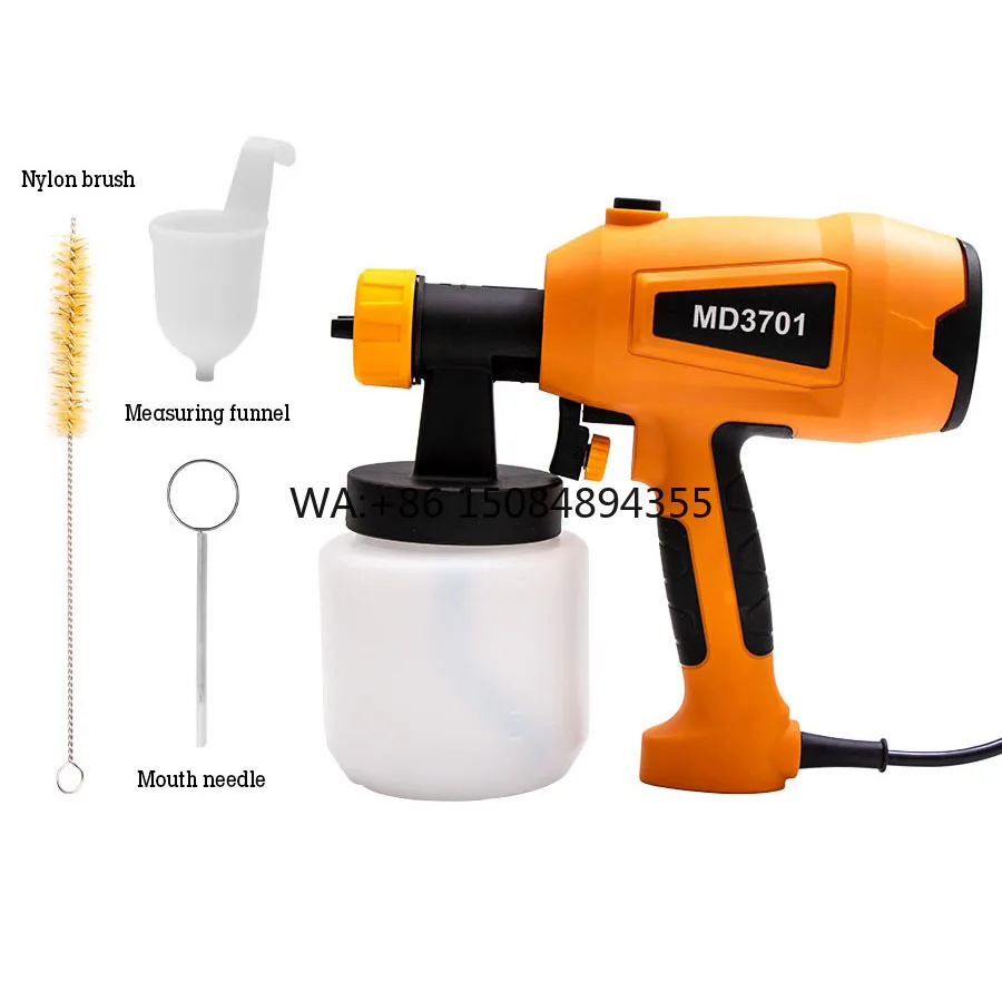 550W 800ml High Pressure Spray Gun Painting Compressor Machine Airless Latex Paint Sprayer Adjustable Flow Control — купить у AliExpress WW