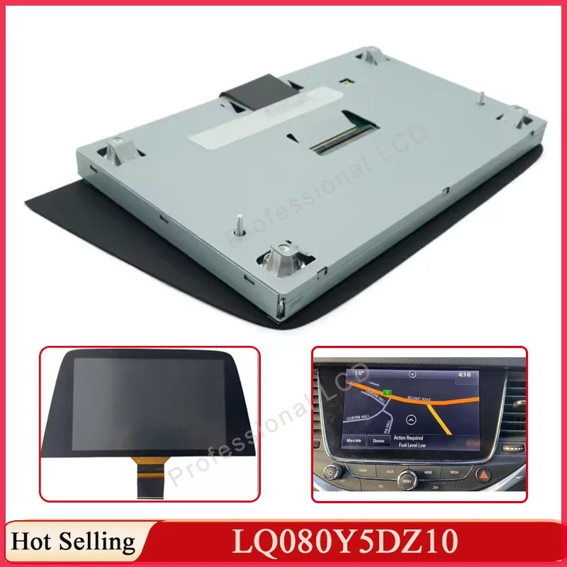 8 Inch LCD Display Touch Screen LQ080Y5DZ10 LQ080Y5DZ06 LQ080Y5DZ09 For opelVauxhall Astra K Car DVD GPS Navigation 2015-2020