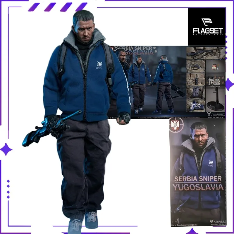 

ФЛАГСЕТ, оригинальная война Боснии и Герцеговины, СЕРБИЯ, сербский снайпер, 1/6, мобильная кукла, военная модель, игрушка ручной работы, подарочная коллекция