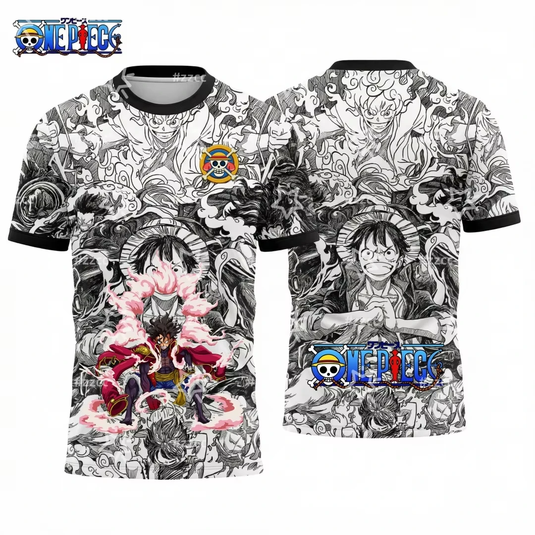 

Japan One Piece Luffy Football Jersey Men T-shirt Kids Football Special Jersey Kit Adult Men's/Women's Quick-Drying Sweatshirt