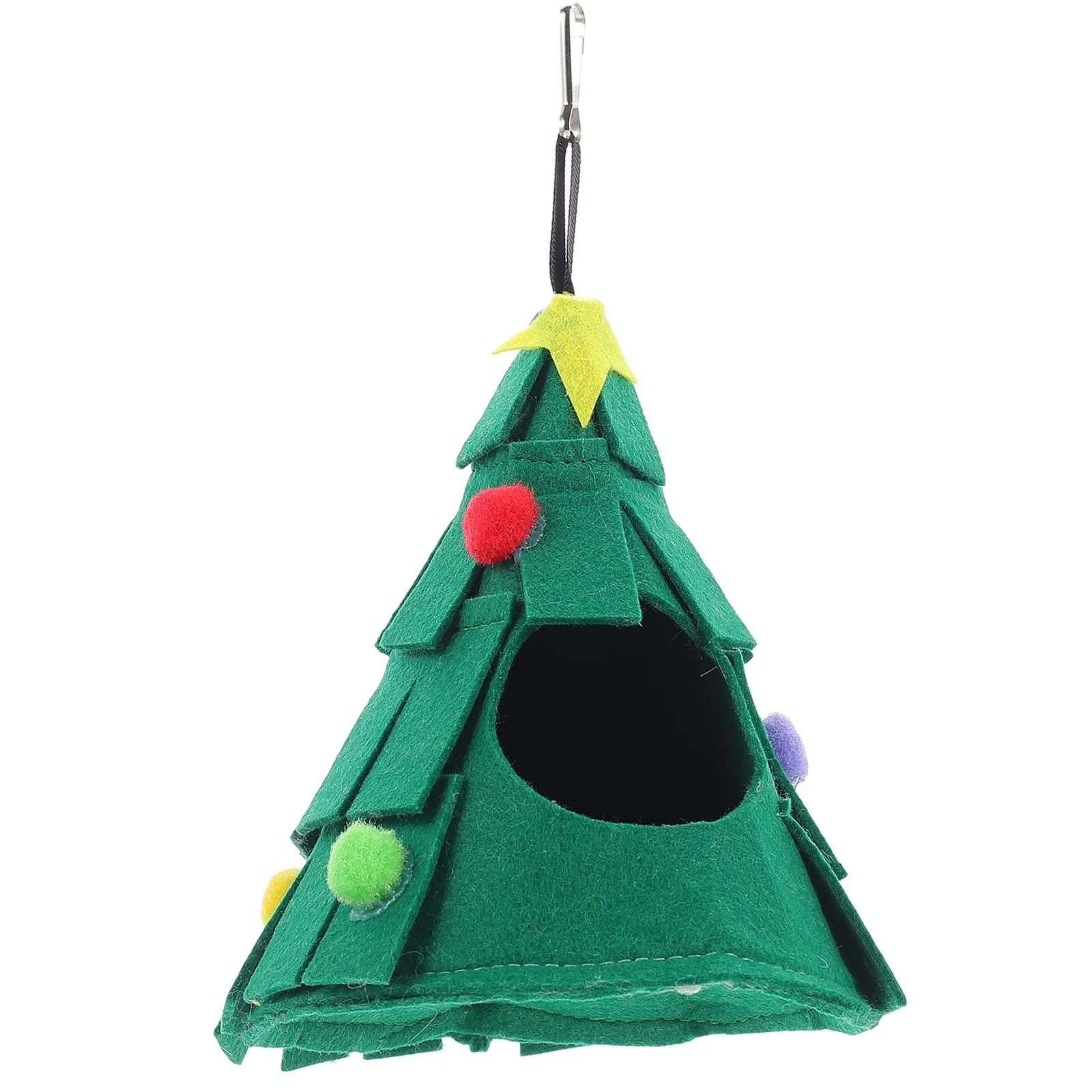 

Pet Cotton Nest For Small Animals Christmas Tree Hammock Bed Hanging Cage Accessory For Hamster Rat Chinchilla