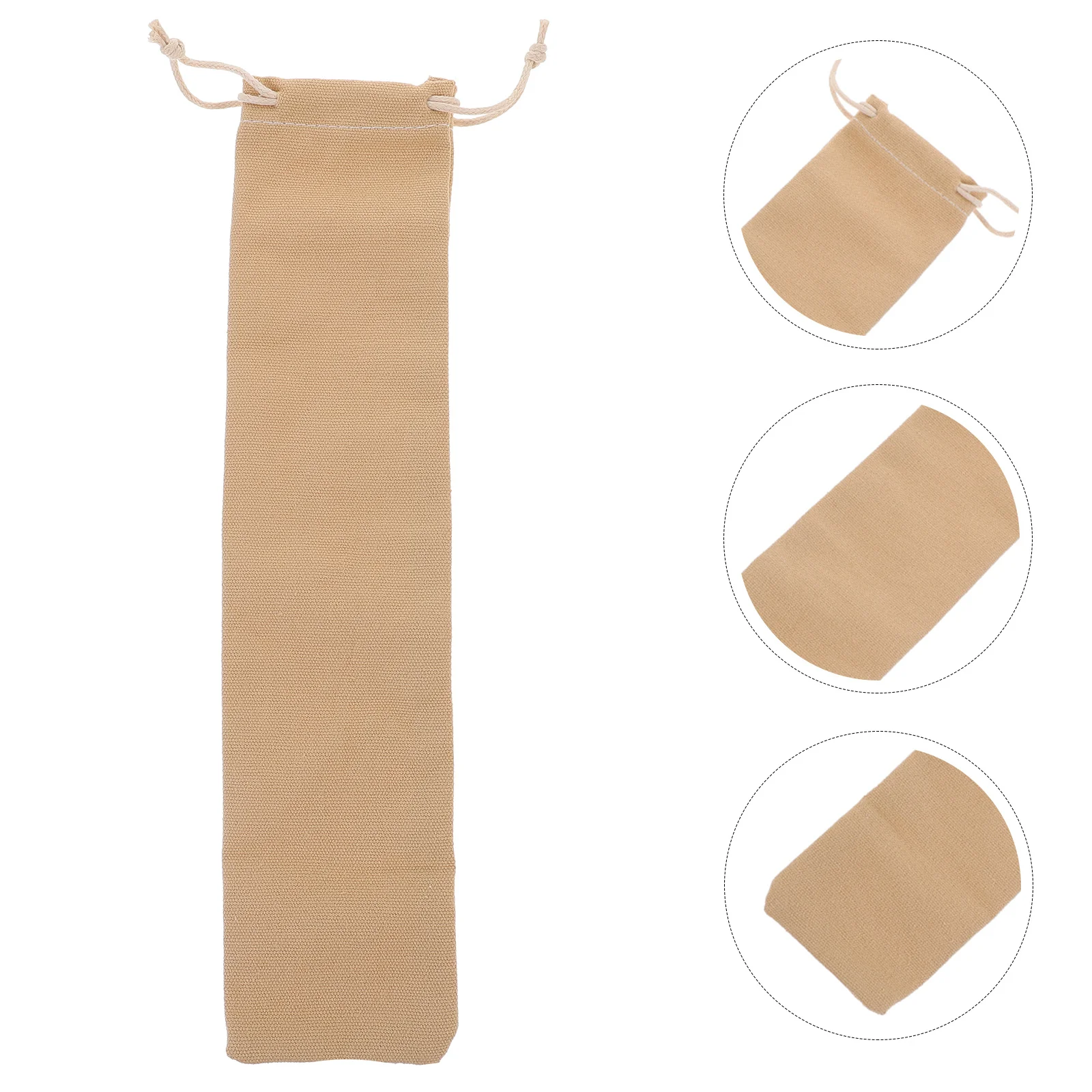 

10Pcs Drawstring Storage Bags Cotton Cloth Cutlery Holder Portable Spoon Fork Pouch Tableware Packing Bag for Travel Camping