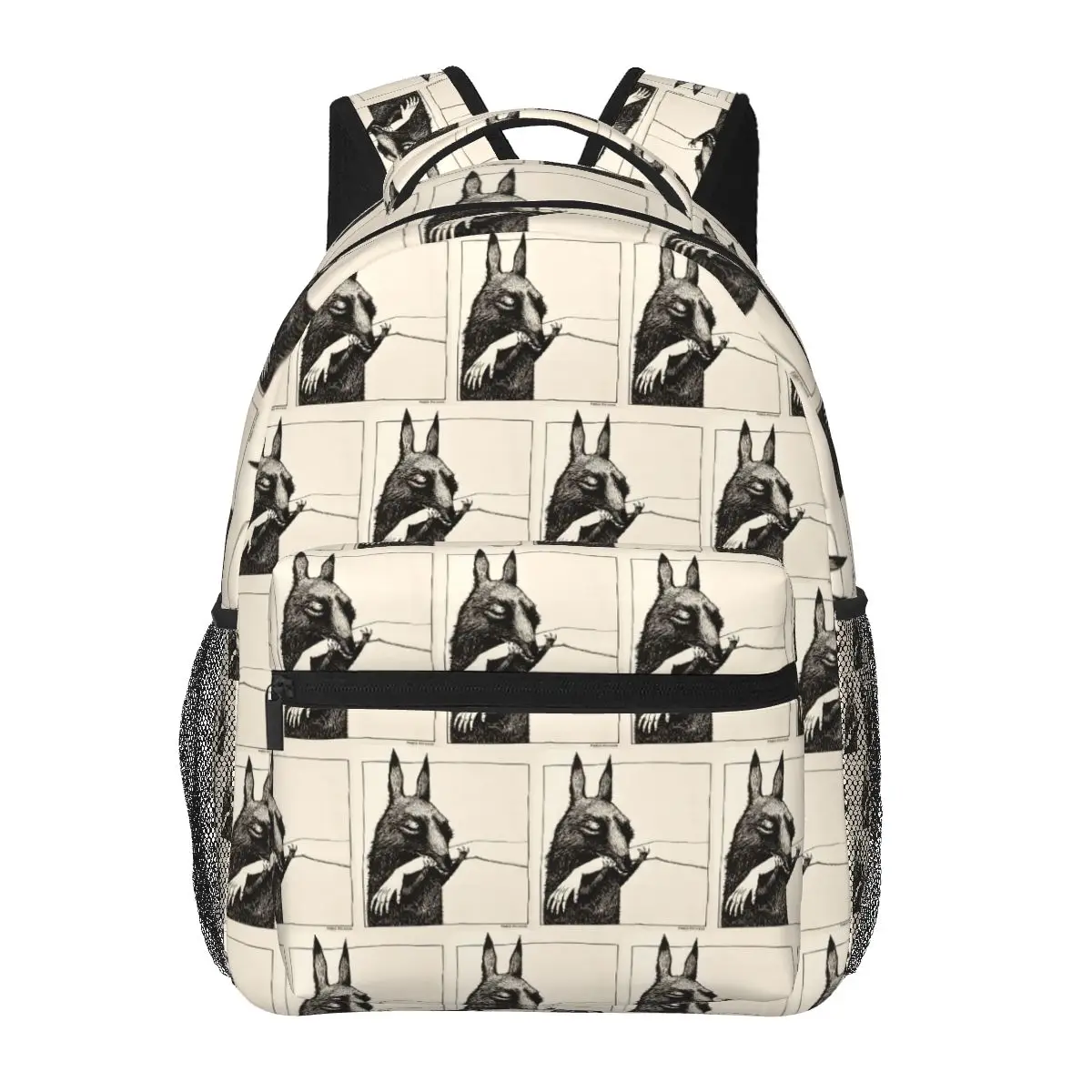 

Funny Creature Bite Hand Animal Lover Student Backpack School Bag Hiking Daypack for Men Women Fashion Bookbag Shoulder Bags