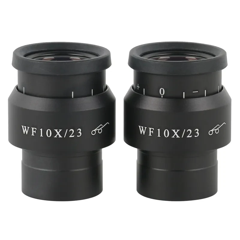 

Albenth WF10X/23 Microscope Focus Adjustable Eyepiece Wide Field Eyepiece Optical Len for 0.65x-6.5x Microscope Head