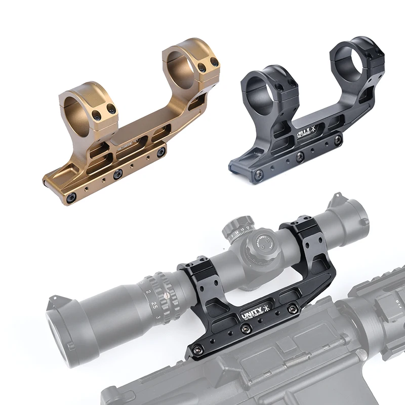 Pistola giocattolo tattica Airsoft Red Dot Sight Scope Mount 30mm LPVO Montaggio rapido con base su guida Picatiny da 20mm Accessorio per fucile AR15
