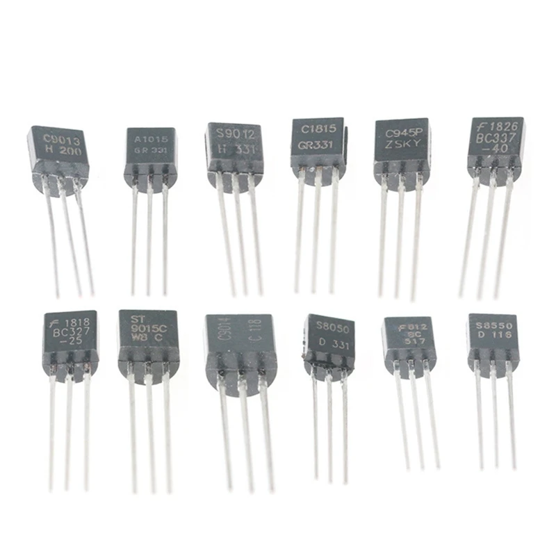 840Pcs/Set 24Values TO-92 Transistor BC547 BC327 BC337 2N2222 3904 PNP/NPN Transistors Set Electronics Assortment Kit