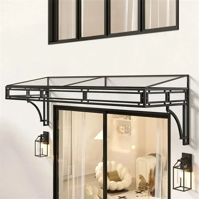 الإبداعية المأوى الحديد المطاوع المظلة في الهواء الطلق غير نافذ للمطر سقيفة نافذة الطنف الأوروبي في الهواء الطلق حديقة المراقبة الباب الأمامي المظلة