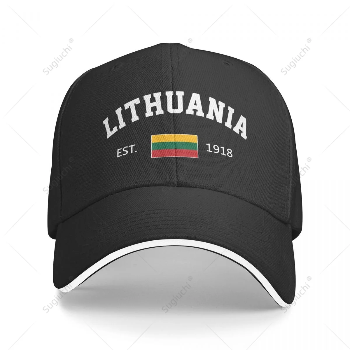 

Baseball Cap Lithuania EST.1918 Independence Day Men Women Unisex Hip Hop Sandwich Caps Snapback Golf Hat Fishing