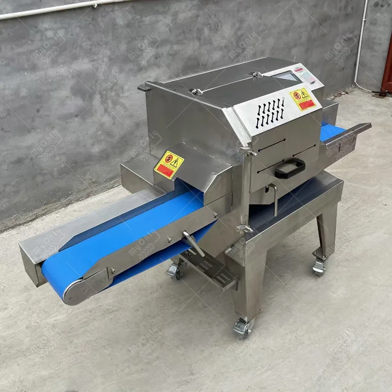 Commercial Multifunctional Meat Slicer Polony Sausage Slicing Machine for Cooked Meat Cheese Deli Processing