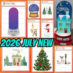 Tall Arch Snow Globe Metal cutting data slimline essentials scrapbooking card stencil cut die for DIY handmade card crafts