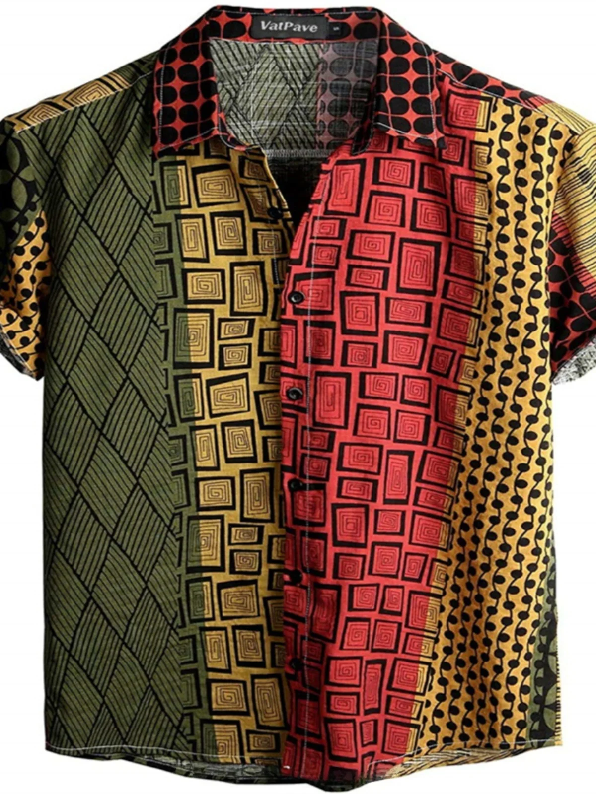 

Мужская повседневная дышащая летняя мода с принтом ort Sve irt на пуговицах, свободная посадка, молодежная одежда, другой материал 00%