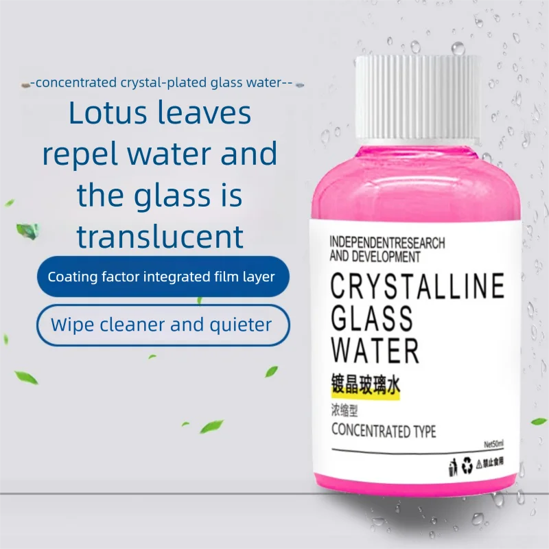 Tergicristallo liquido per acqua concentrato in vetro cristallo Essenza per rimozione pellicola di olio per residui di insetti antipioggia per finestrini dell'auto