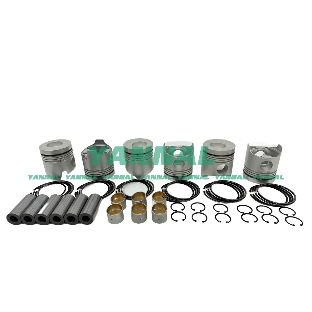 H06C Piston With Piston Rings For Hino Engine Parts