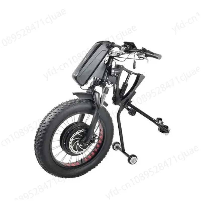 

Electric Handcycle Wheelchair Attachment Handbike Kit with 13ah Battery New 48v 1200w Fat 20x4.0 Inch