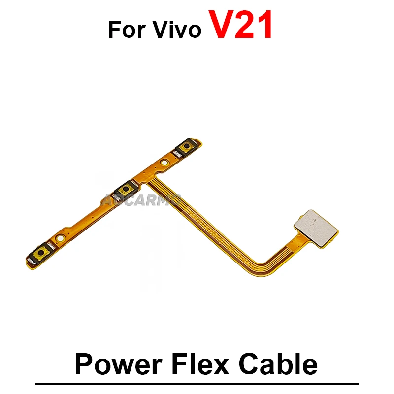For Vivo V21 Power On Off Flex Charging Port Main Board Connection LCD Flex Cable Replacement Parts